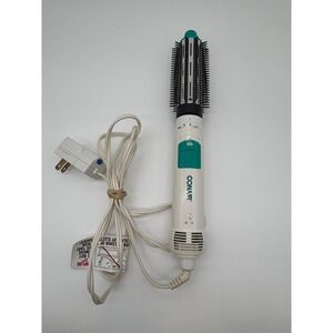 Conair Instant Heat 1 Inch Hot Air Brush White Teal Dual Voltage BC84WNR